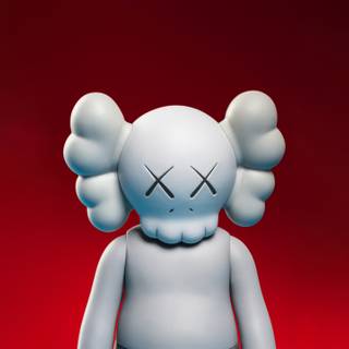 Red Kaws wallpaper