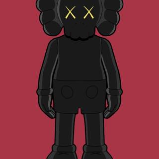 Red Kaws wallpaper