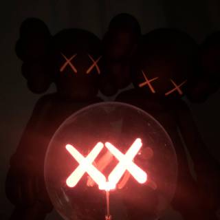 Red Kaws wallpaper