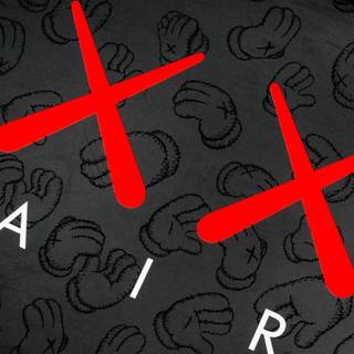 Red Kaws wallpaper