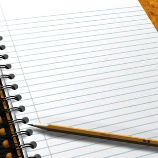 Notebook page wallpaper