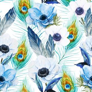 Peacock art wallpaper