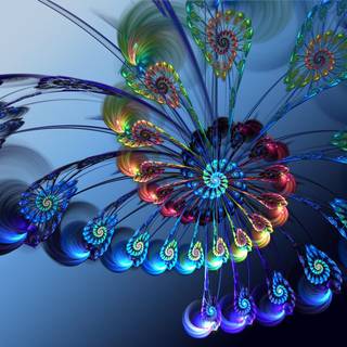 Peacock art wallpaper