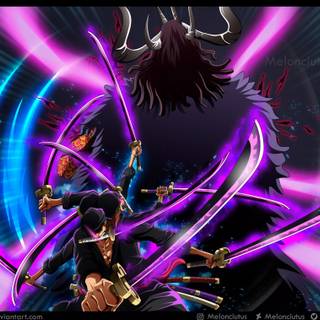 Zoro vs Kaido wallpaper