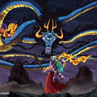 Zoro vs Kaido wallpaper