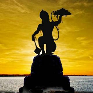 Hanuman Shadow wallpaper