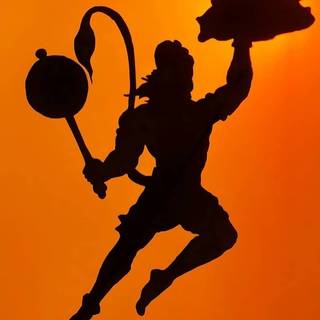 Hanuman Shadow wallpaper
