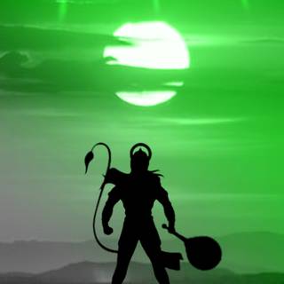 Hanuman Shadow wallpaper