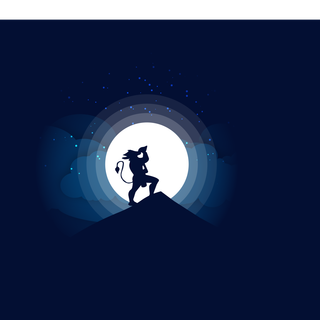 Hanuman Shadow wallpaper