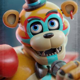 FNAF Glamrock Freddy wallpaper