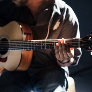 Acoustic guitar players wallpaper