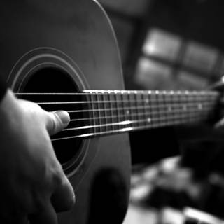 Acoustic guitar players wallpaper