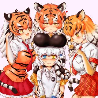 Siberian Tiger Kemono Friends wallpaper