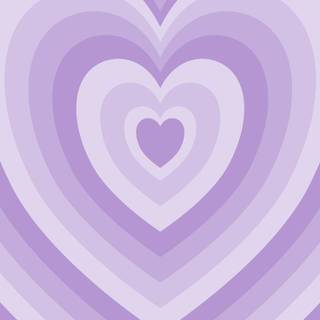 Pastel lavender heart wallpaper