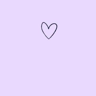 Pastel lavender heart wallpaper