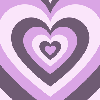 Pastel lavender heart wallpaper
