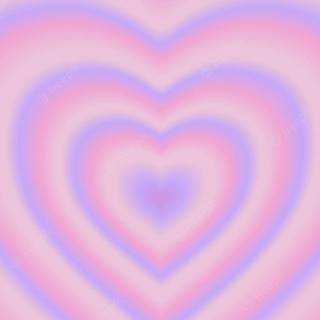Pastel lavender heart wallpaper