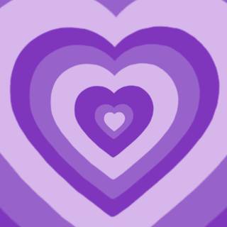 Pastel lavender heart wallpaper