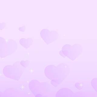 Pastel lavender heart wallpaper