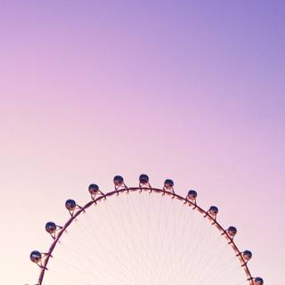 Pastel lavender heart wallpaper