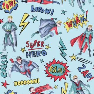 Cute superhero wallpaper