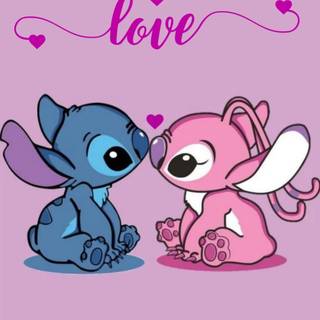 Angel and Stitch wallpaper