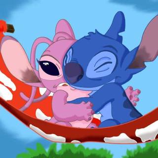 Angel and Stitch wallpaper