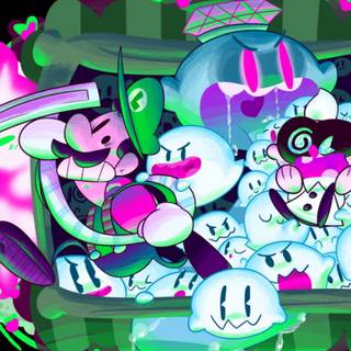 Mario Ghost wallpaper