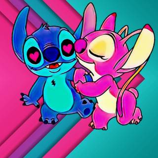Angel and Stitch wallpaper
