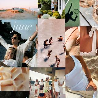 Summer mood boards wallpaper