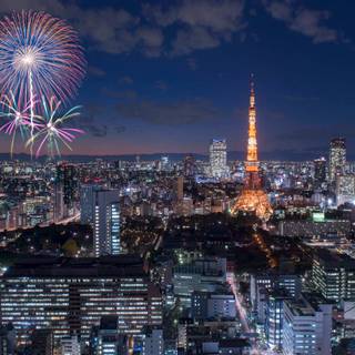 Tokyo summer nights wallpaper