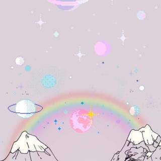 Aesthetic summer anime iPhone wallpaper