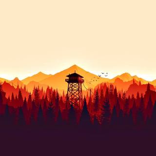 Firewatch autumn wallpaper