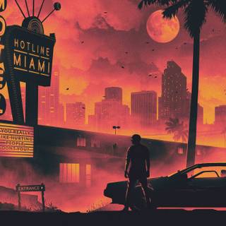 Aesthetic 4k orange wallpaper