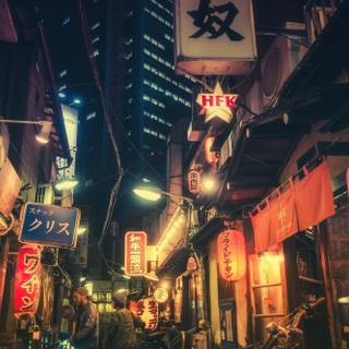 Tokyo summer nights wallpaper