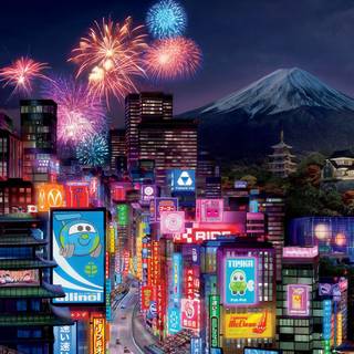 Tokyo summer nights wallpaper