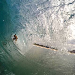 Surfing summer wallpaper