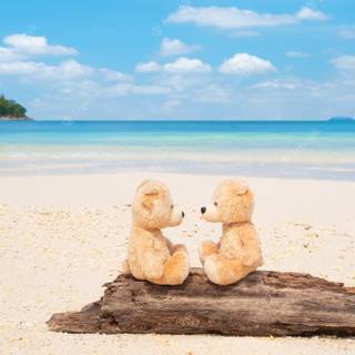 Teddy Bear summer wallpaper