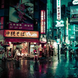 Tokyo summer nights wallpaper