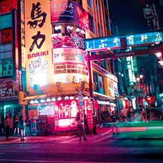 Tokyo summer nights wallpaper