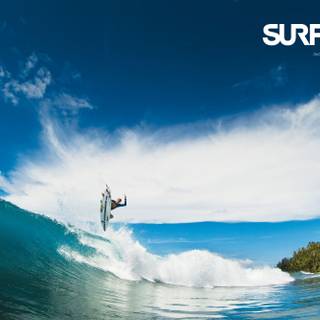 Surfing summer wallpaper