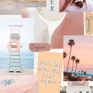 Summer mood boards wallpaper