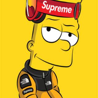 The Simpsons drip wallpaper