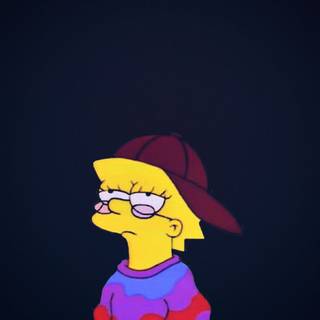 The Simpsons drip wallpaper