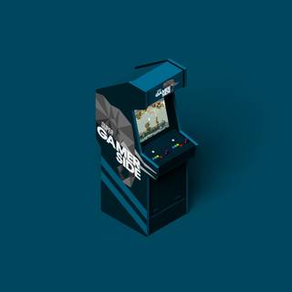 Arcade machine minimal wallpaper