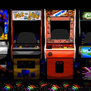 Arcade machine minimal wallpaper