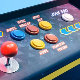 Arcade machine minimal wallpaper