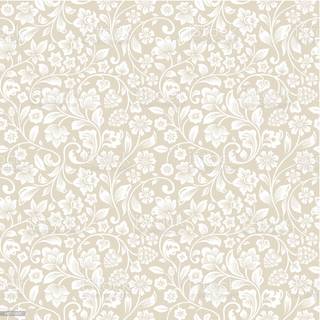 Beige flowers wallpaper