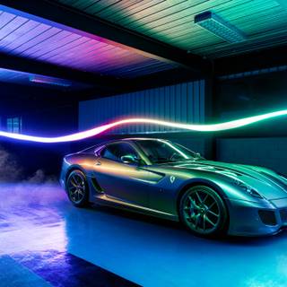 RGB cars wallpaper