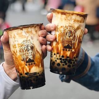 Tiger boba wallpaper